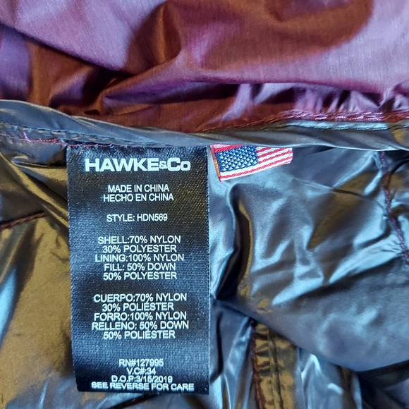 Hawke & Co Maroon Puffy Quilted Vest #gorpcore #outdoor #layering - Picture 4 of 6